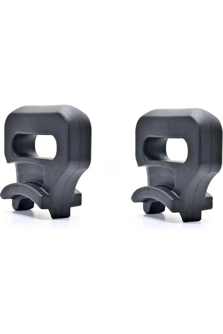 A pair of buckles for replacement on Rid'up stirrups