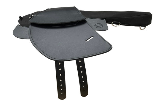 Synthetic Vegan Total Contact Saddle and Saddle Seat Pad Set