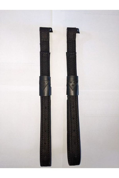 TCS branded stirrup leathers webbers